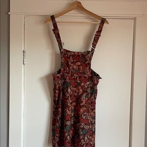Cider Red Paisley Midi Dress